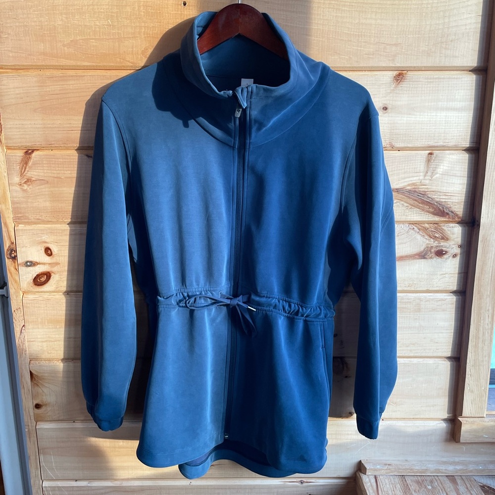 Lululemon Softstreme Cinch-waist Jacket True Navy Size 6